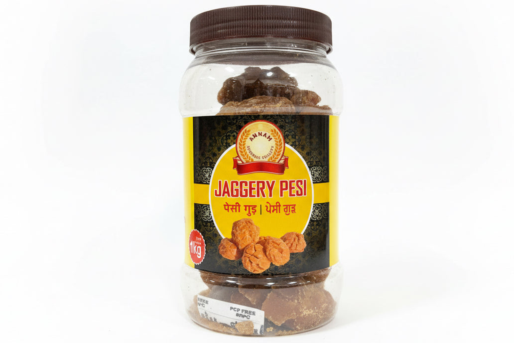 Annam Jaggery Pesi Gur - 1kg