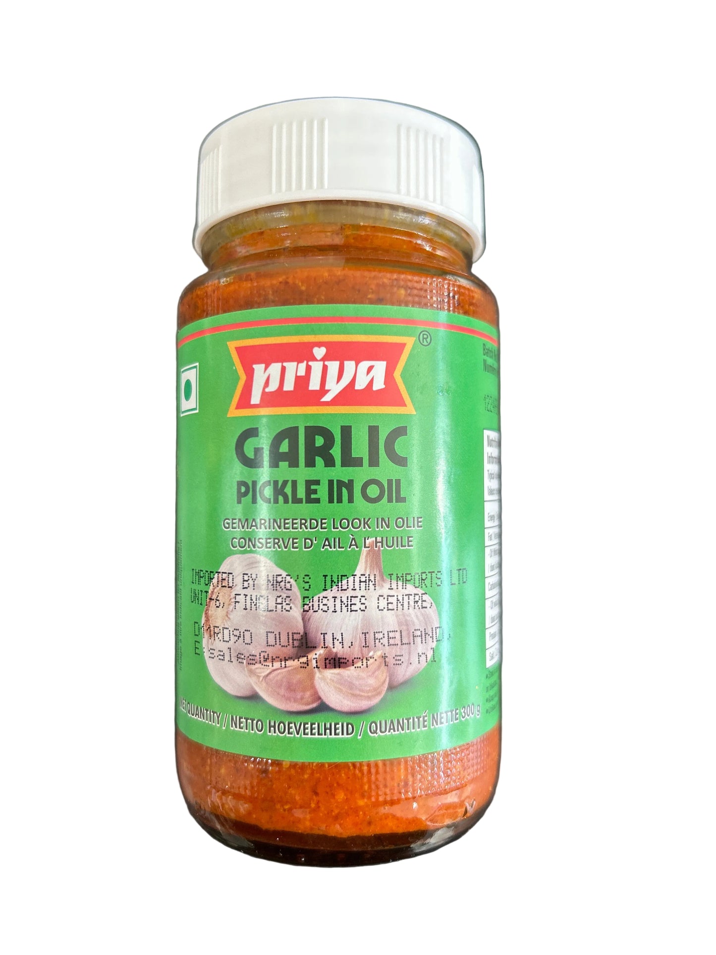 Priya Knoflookaugurken - 300 g