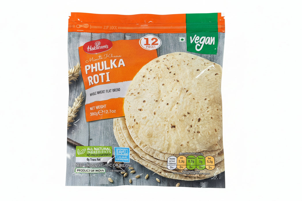 Haldiram Phulka Roti (Frozen)