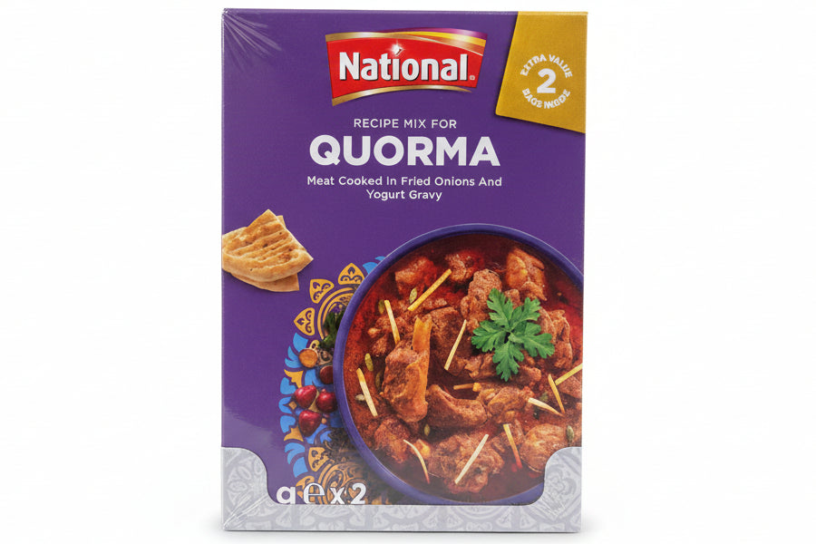 National Quorma recipe mix packaging on a white background