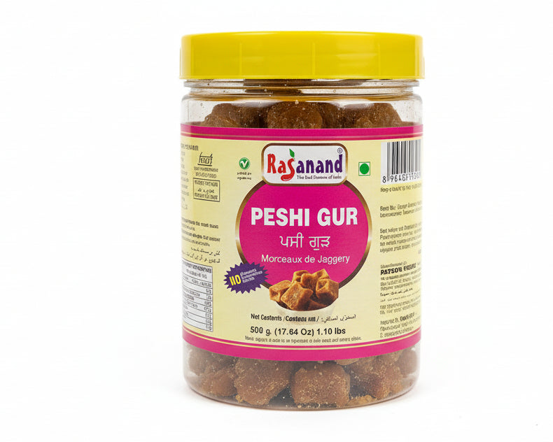 Rasanand Jaggery Punjabi Pesi Goor - 500g