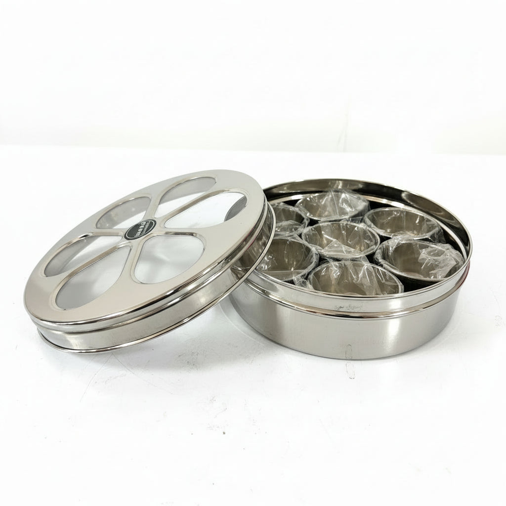 Lakshita Aroma Stainless Steel Masala Dabba