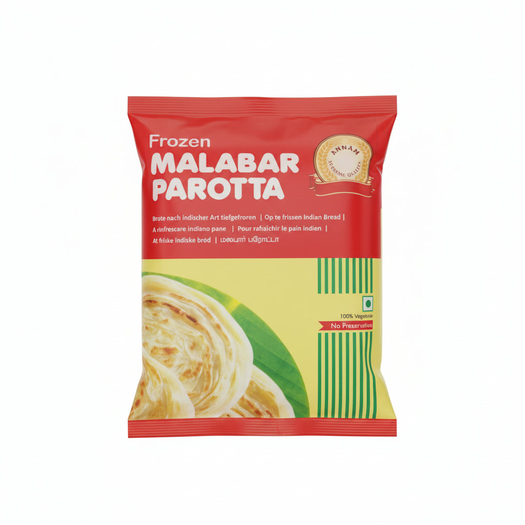 Annam Malabar Lachedaar Paratha - 1 kg (Diepvries)