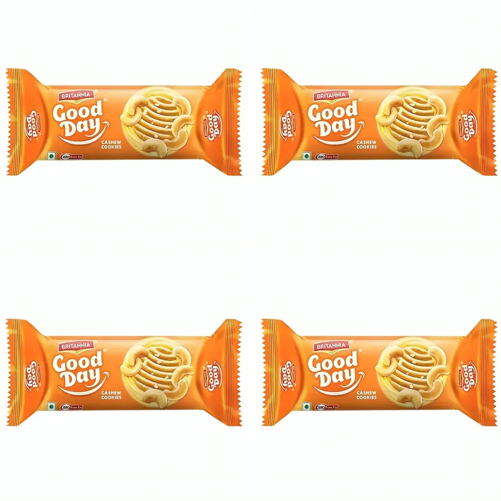 Britannia Good Day Cashew-Kekse – 75 g (4er-Packung)
