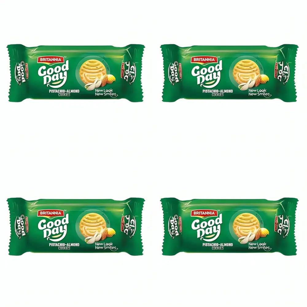 Britannia Good Day Pistache Amandelkoekjes - 75 g (verpakking van 4)