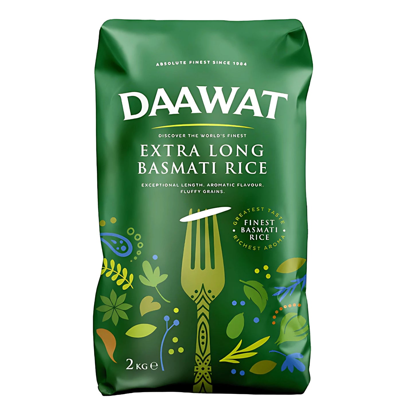 Daawat Green Basmati Extra Long Rice - 2Kg
