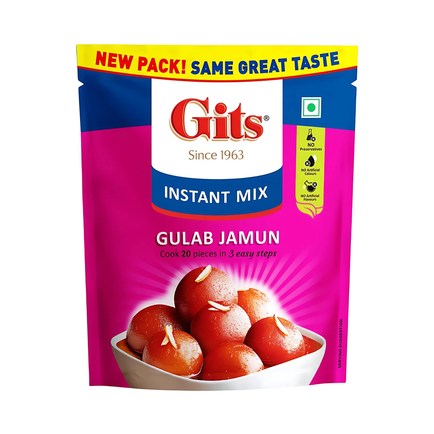 Gits Gulab Jamun Mix with free Rabdi Mix - 200g