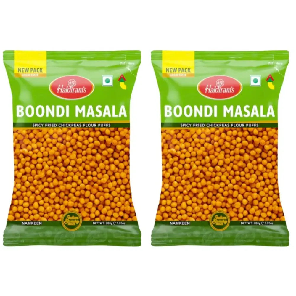 Haldiram - Boondi Masala (Spicy Croutons) - 200g (Pack of 2)