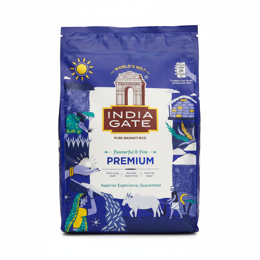 India Gate Extra Long Basmati Rice Premium 5kg