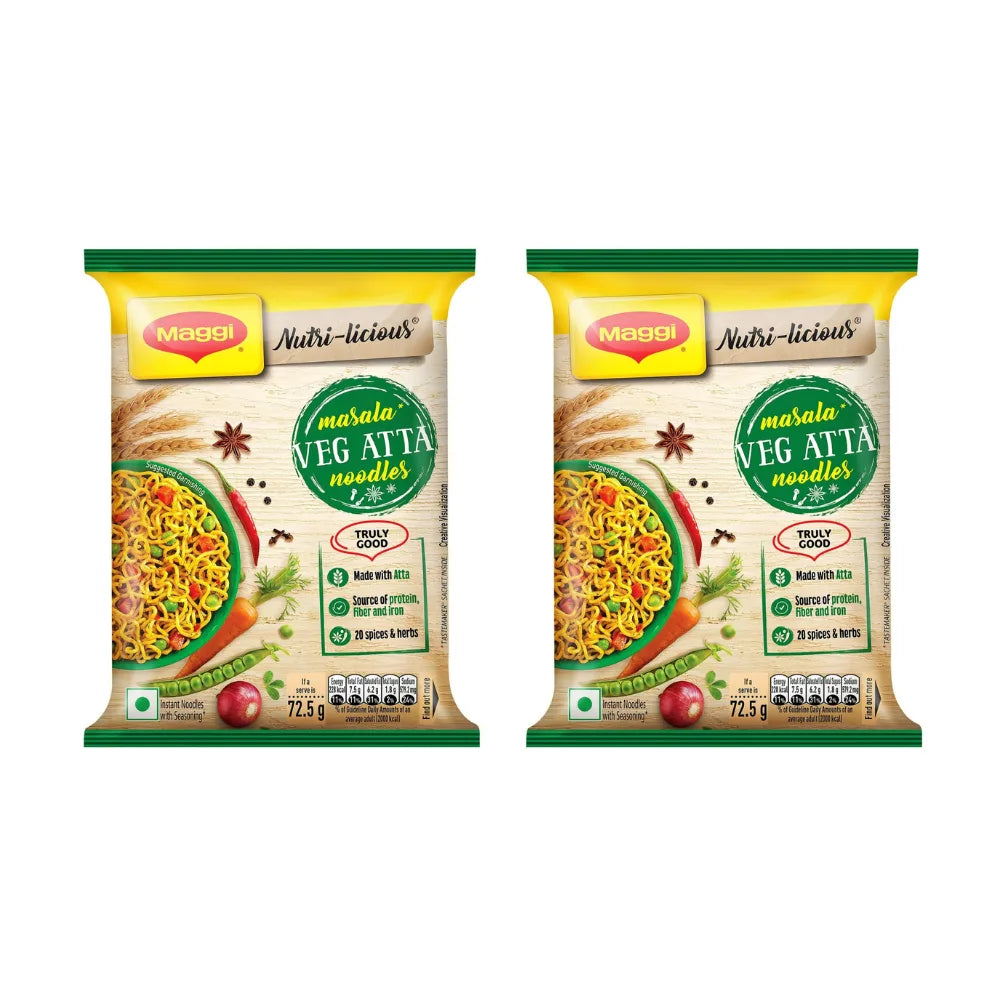 Maggi Atta Noodles 70g (Pack of 2)