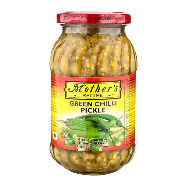Mother's Green Chilli Pickle - 500g