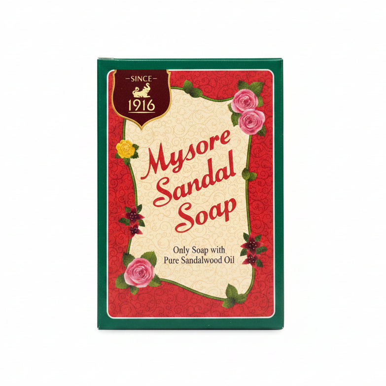 Mysore Sandal Soap with Pure Sandalwood Oil - 75g