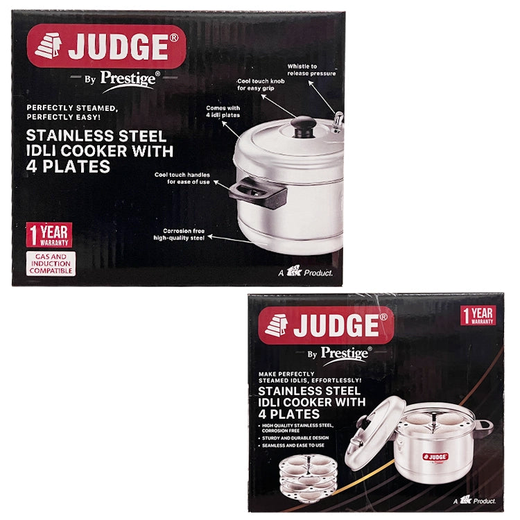 Prestige - Idli-pan van roestvrij staal - 4 platen