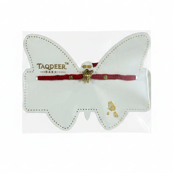 Taqdeer Golden Leaf Rakhi