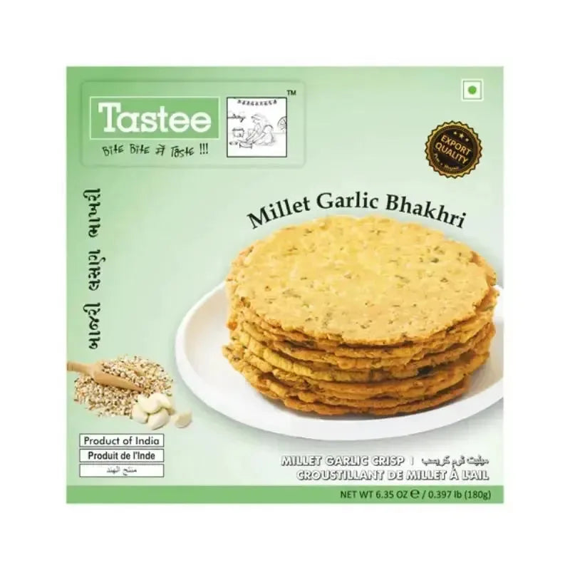 Tastee Bhakhari Garlic Millet - 180g