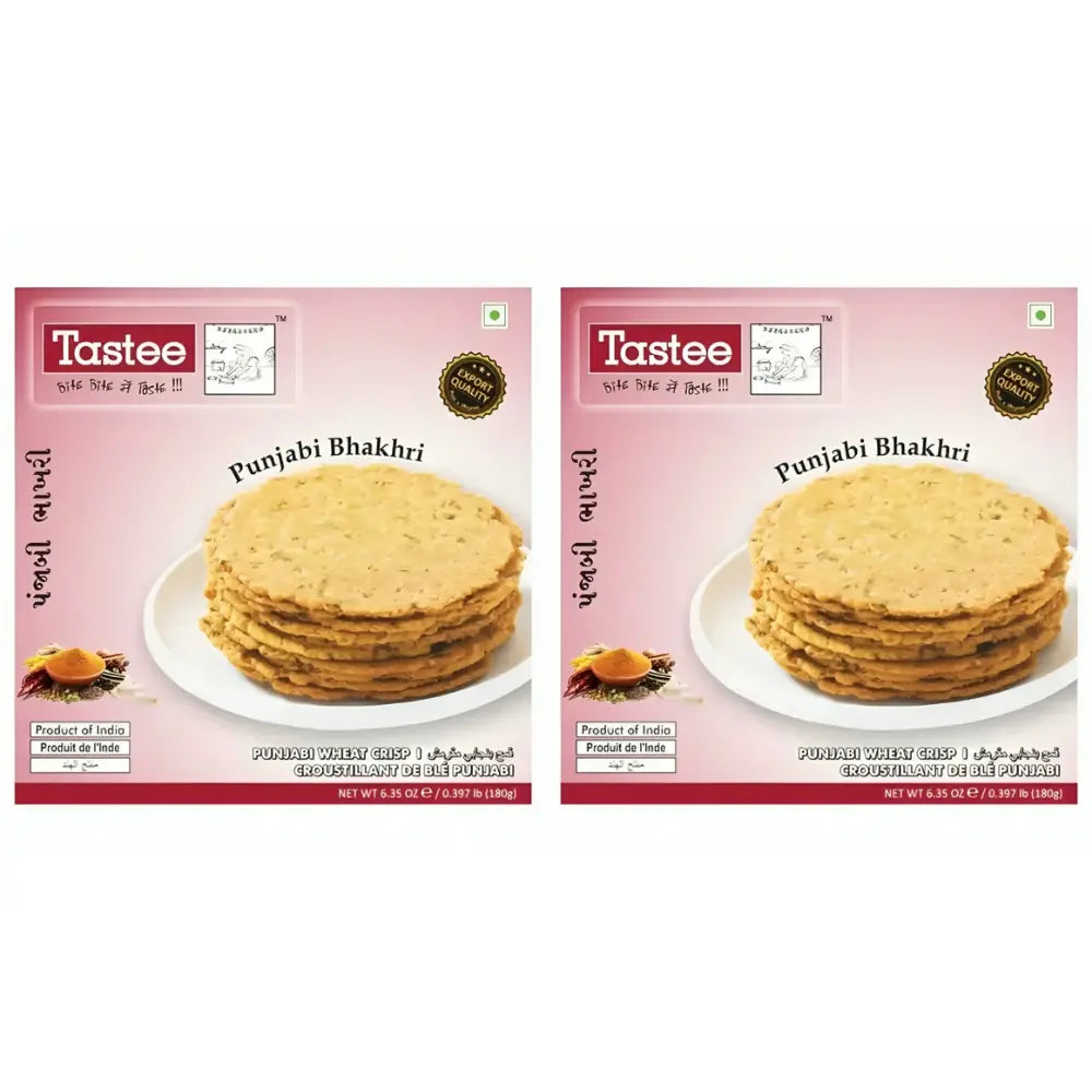 Tastee Bhakhari Punjabi - 180g (Pack of 2)