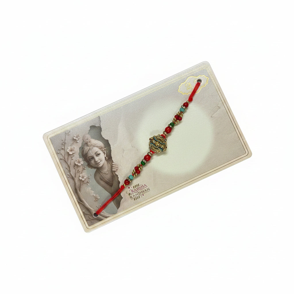 Traditional Beaded Rakhi