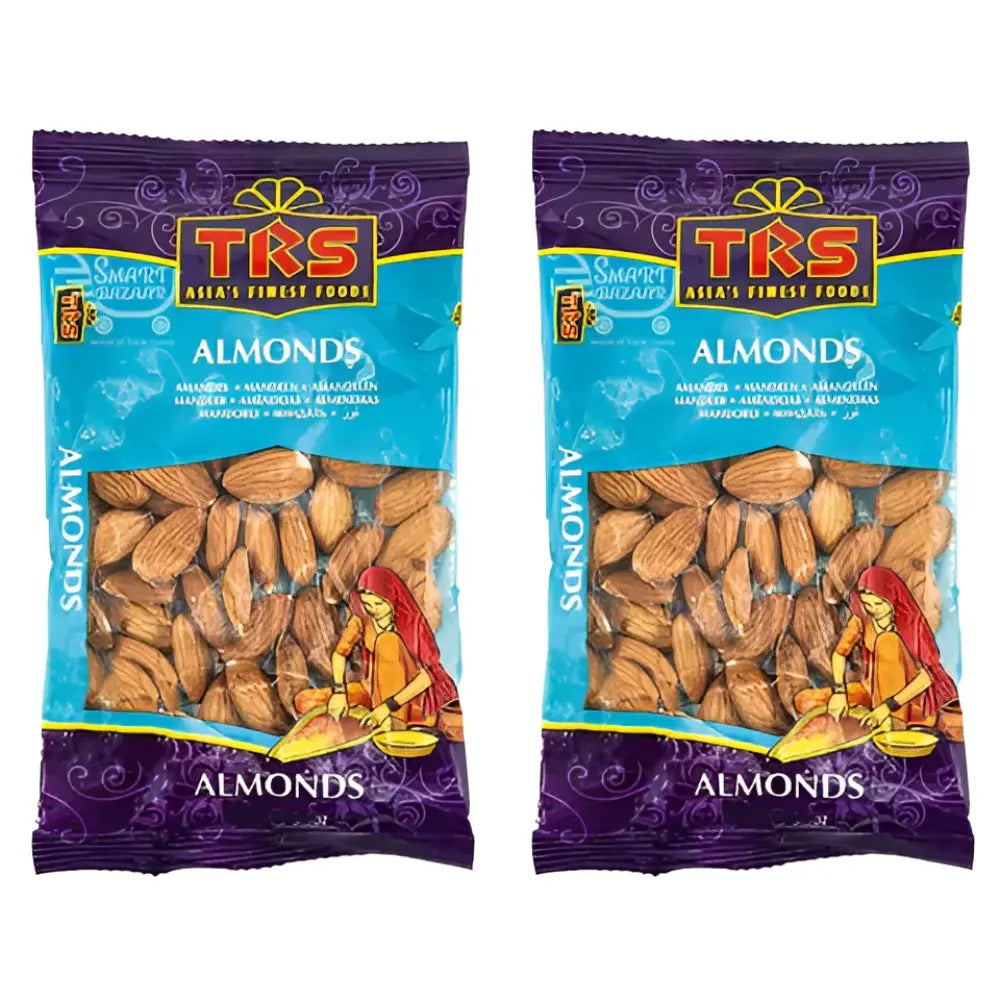 TRS Almonds Whole - 375g (Pack of 2)
