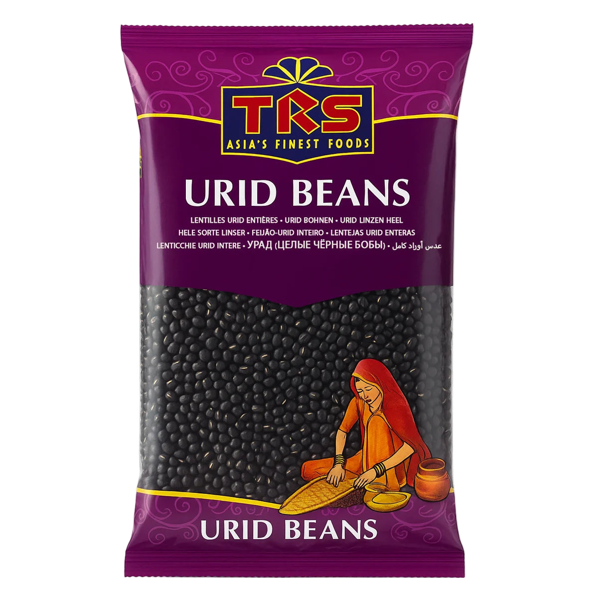 TRS Urid Whole Beans - 500g (Bumper Sale)