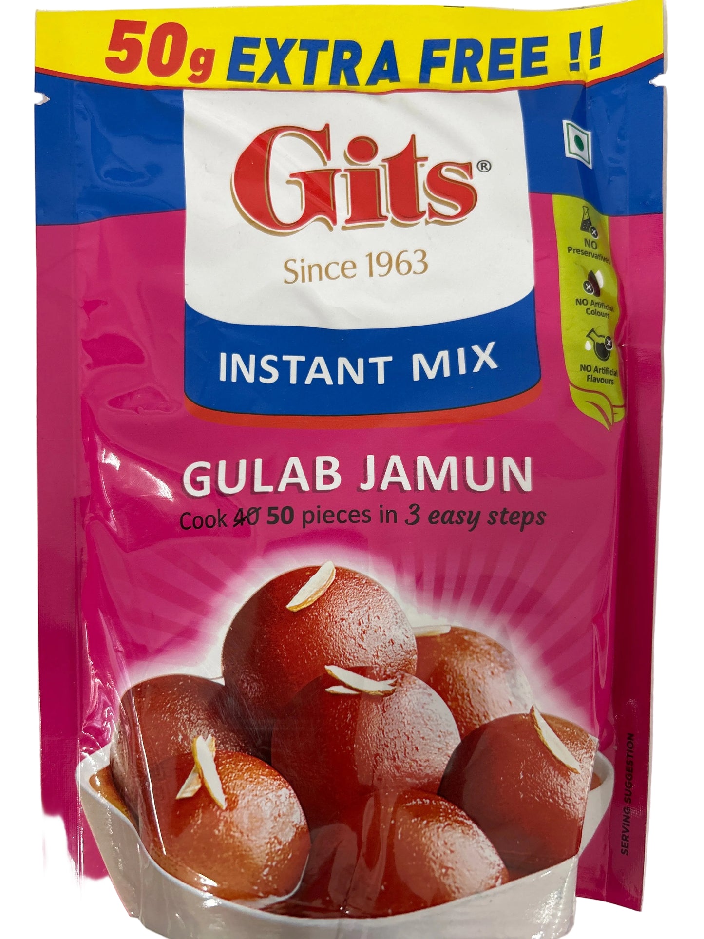 Gits Gulab Jamun Mix 200g + Gratis Rabdi Mix