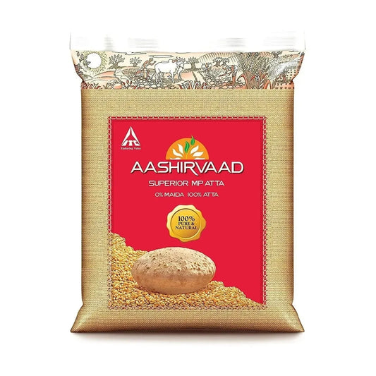 Aashirvaad Atta 2kg whole wheat flour pack