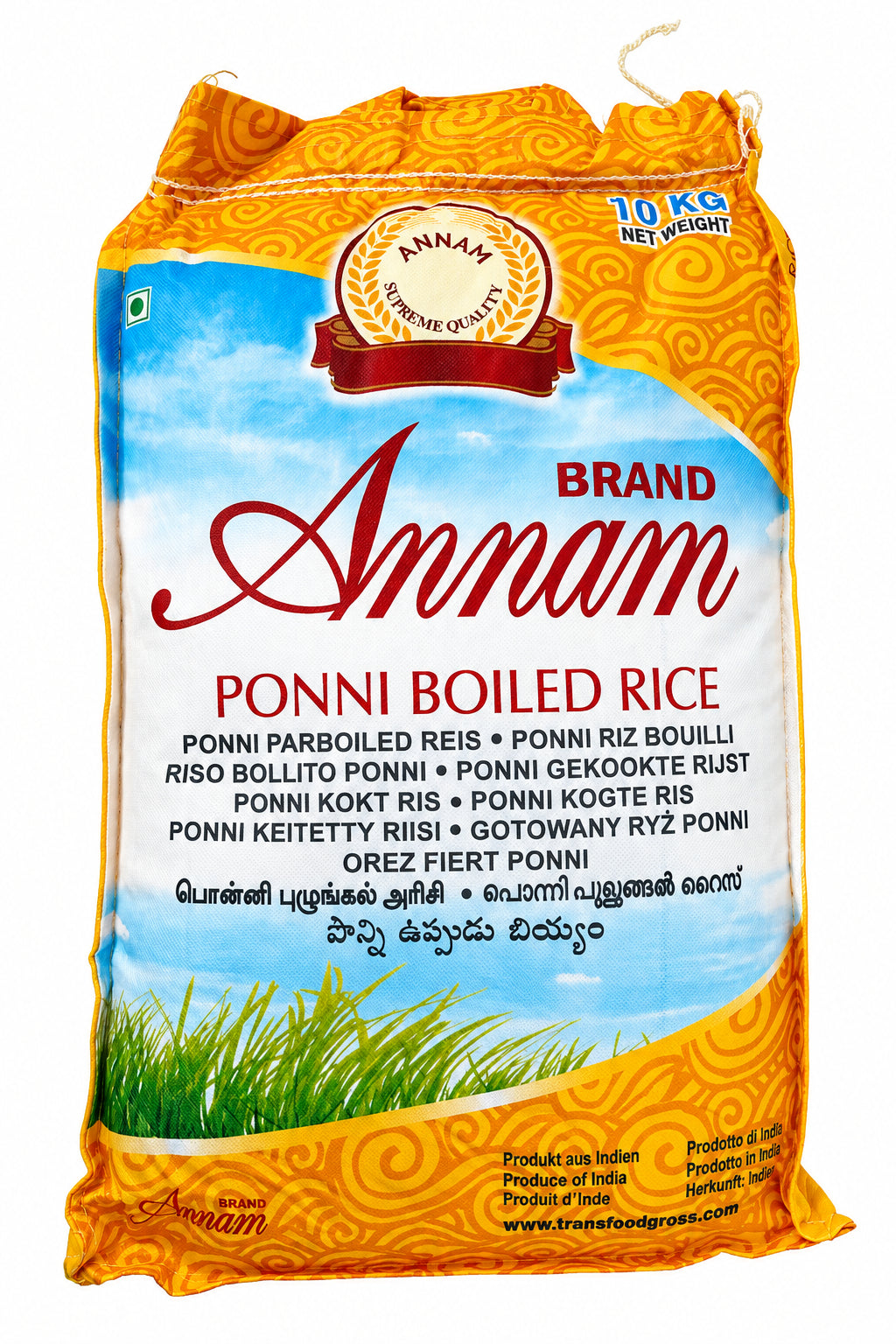 Annam Ponni Boiled Rice - 10kg