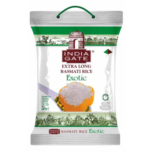 India Gate Exotic Basmati Rice 5kg - Mini India Grocery