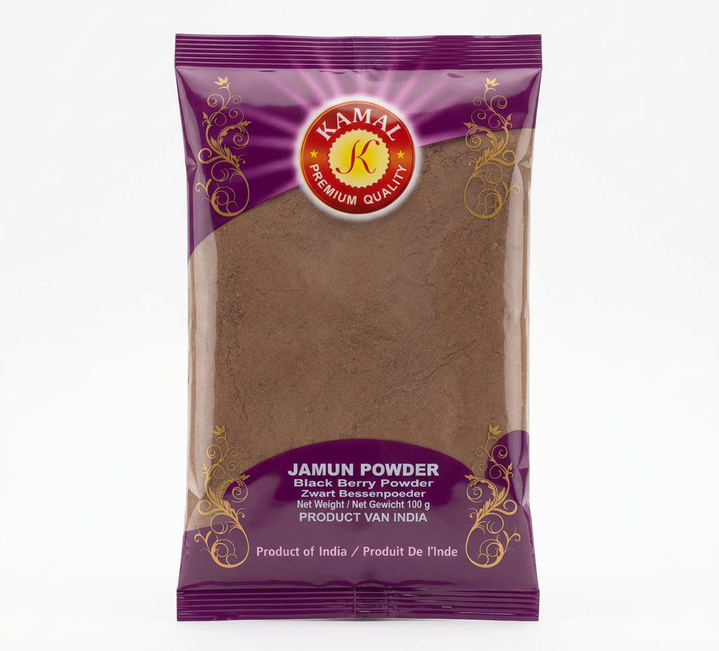 Jamun Powder 100g also known as Indian Blackberry, Black Plum and Java Plum