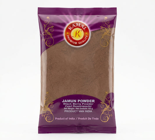 Jamun Powder 100g also known as Indian Blackberry, Black Plum and Java Plum