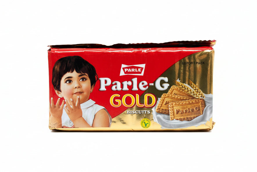 Parle-G Gold Biscuits packaging on a white background