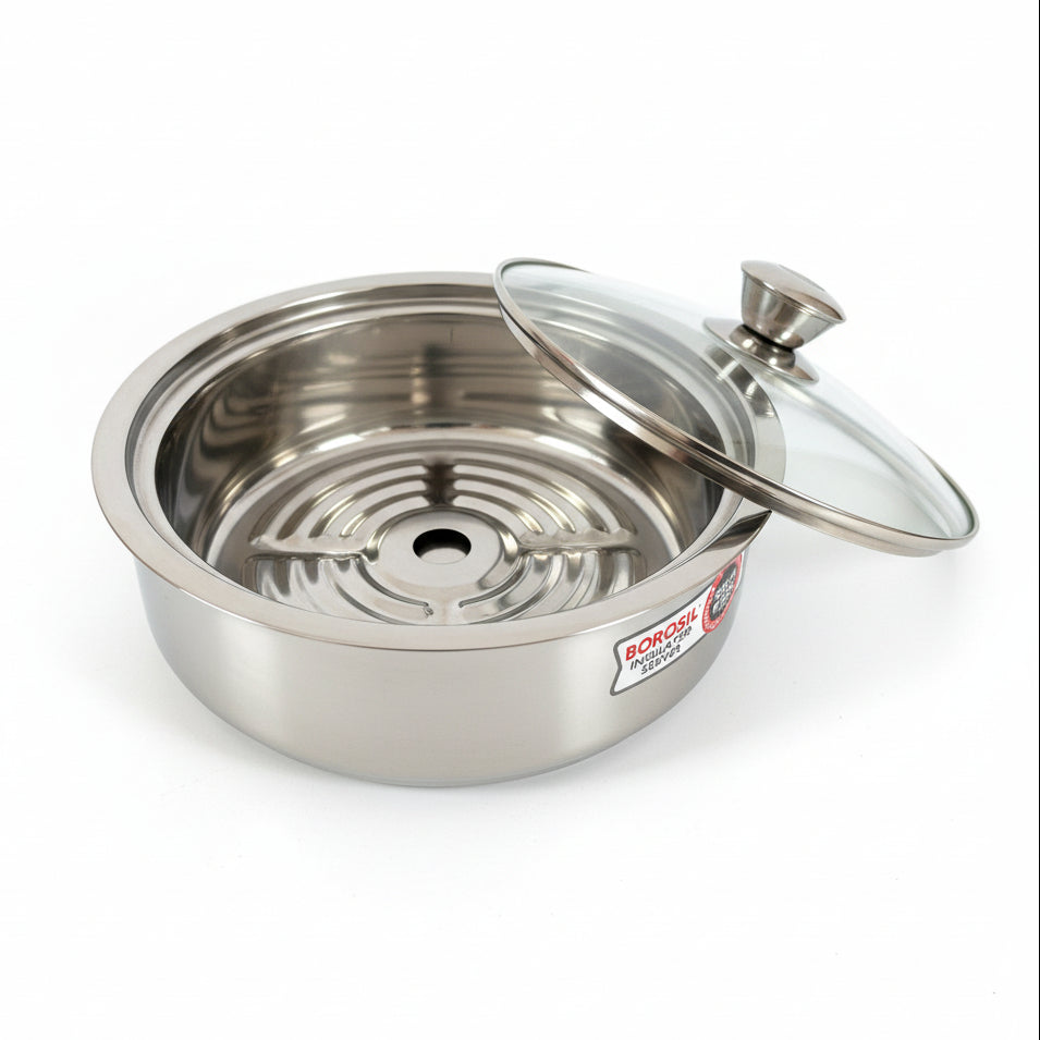 Borosil Serve Fresh Insulated Roti Server - 1.1L