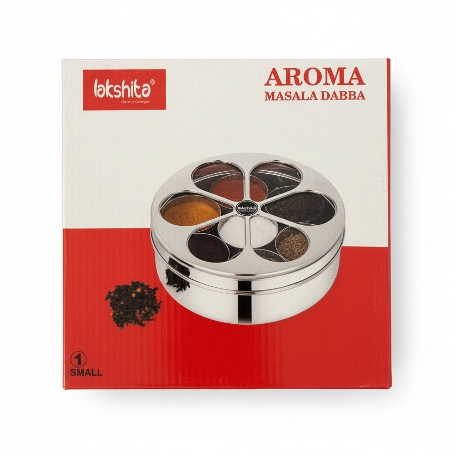 Lakshita Aroma Stainless Steel Masala Dabba