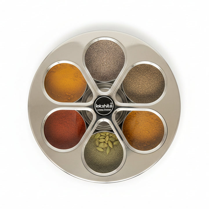 Lakshita Aroma Stainless Steel Masala Dabba