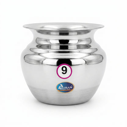 Airaan Stainless Steel Lota No. 9