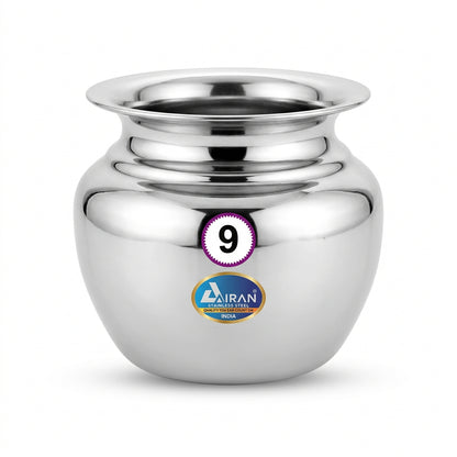Airaan Stainless Steel Lota No. 9
