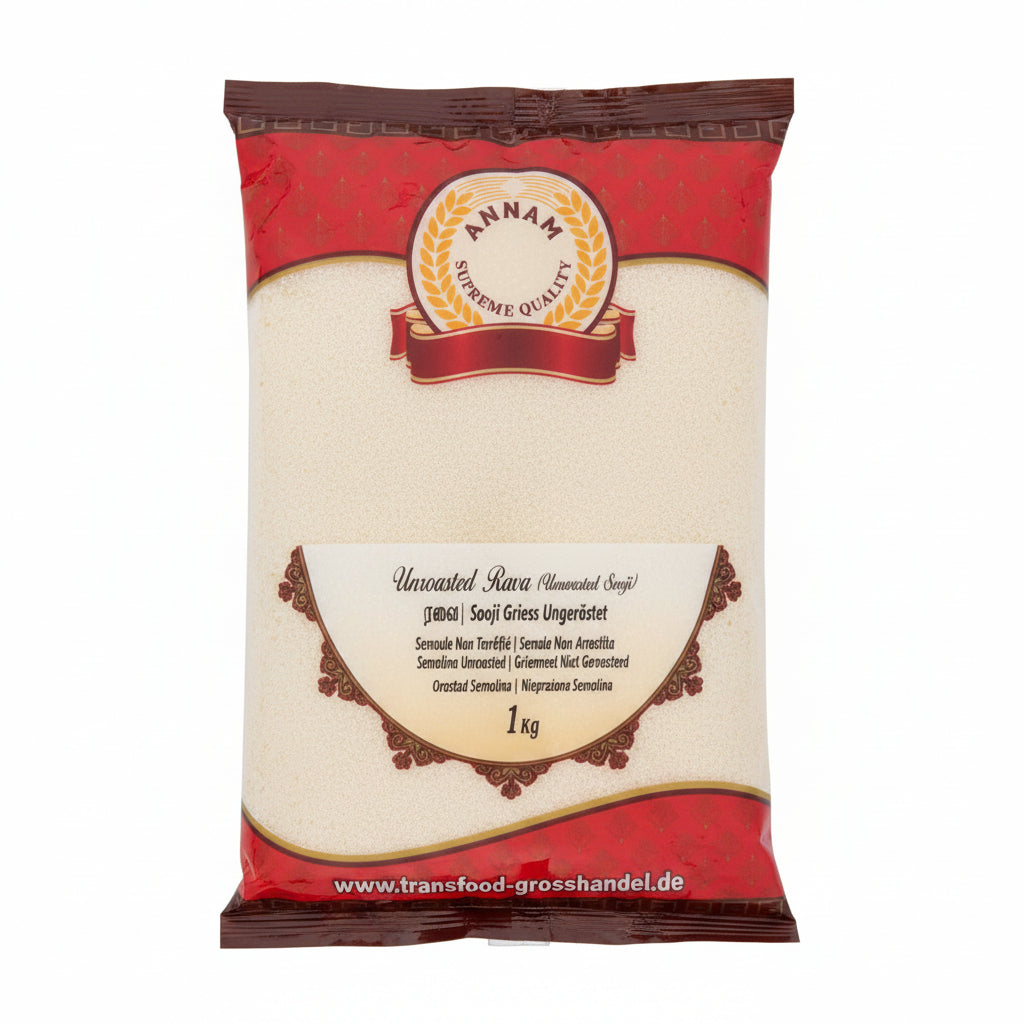Annam Unroasted Rava (Sooji) - 1kg