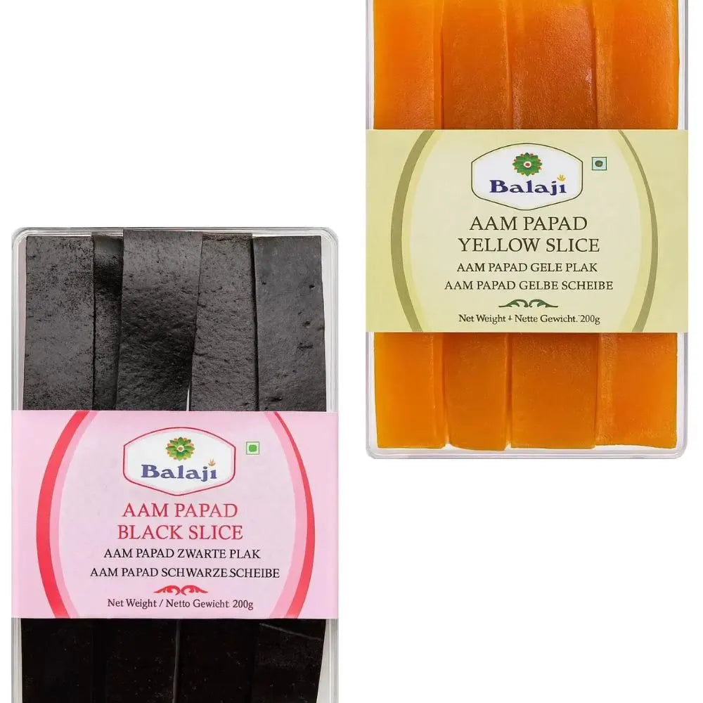 Balaji Aam Papad Combo – Yellow & Black Slice