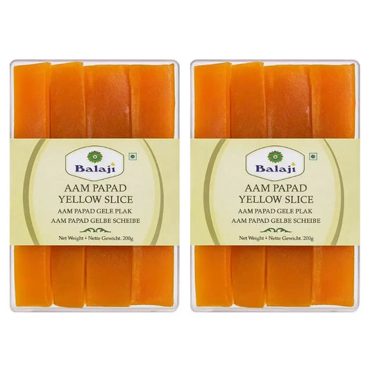 Balaji - Aam Papad Yellow Slice 200g (Pack of 2)