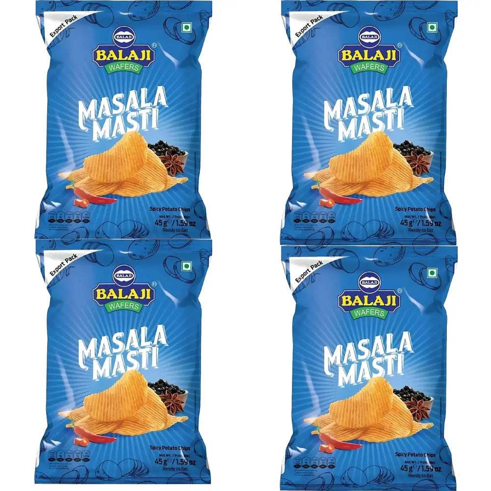 Balaji Chips Masala Masti - 45g (Pack of 4)