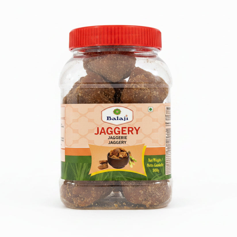 Balaji Punjabi Pesi Jaggery (Goor / Gur) - 500g