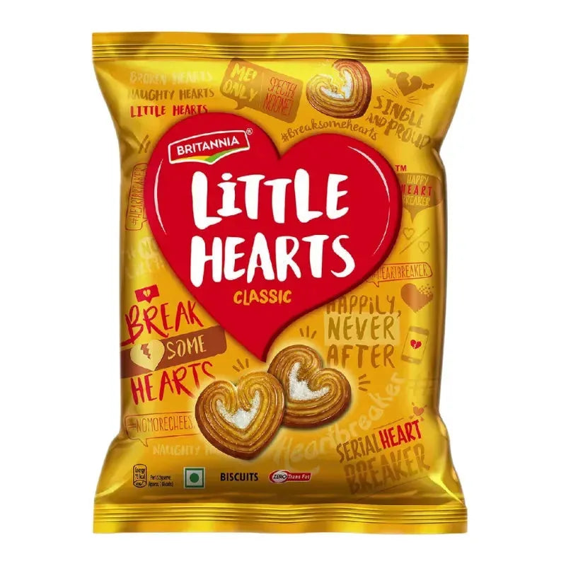 Britannia Little Hearts - 75g | Sweet & Crunchy Delight