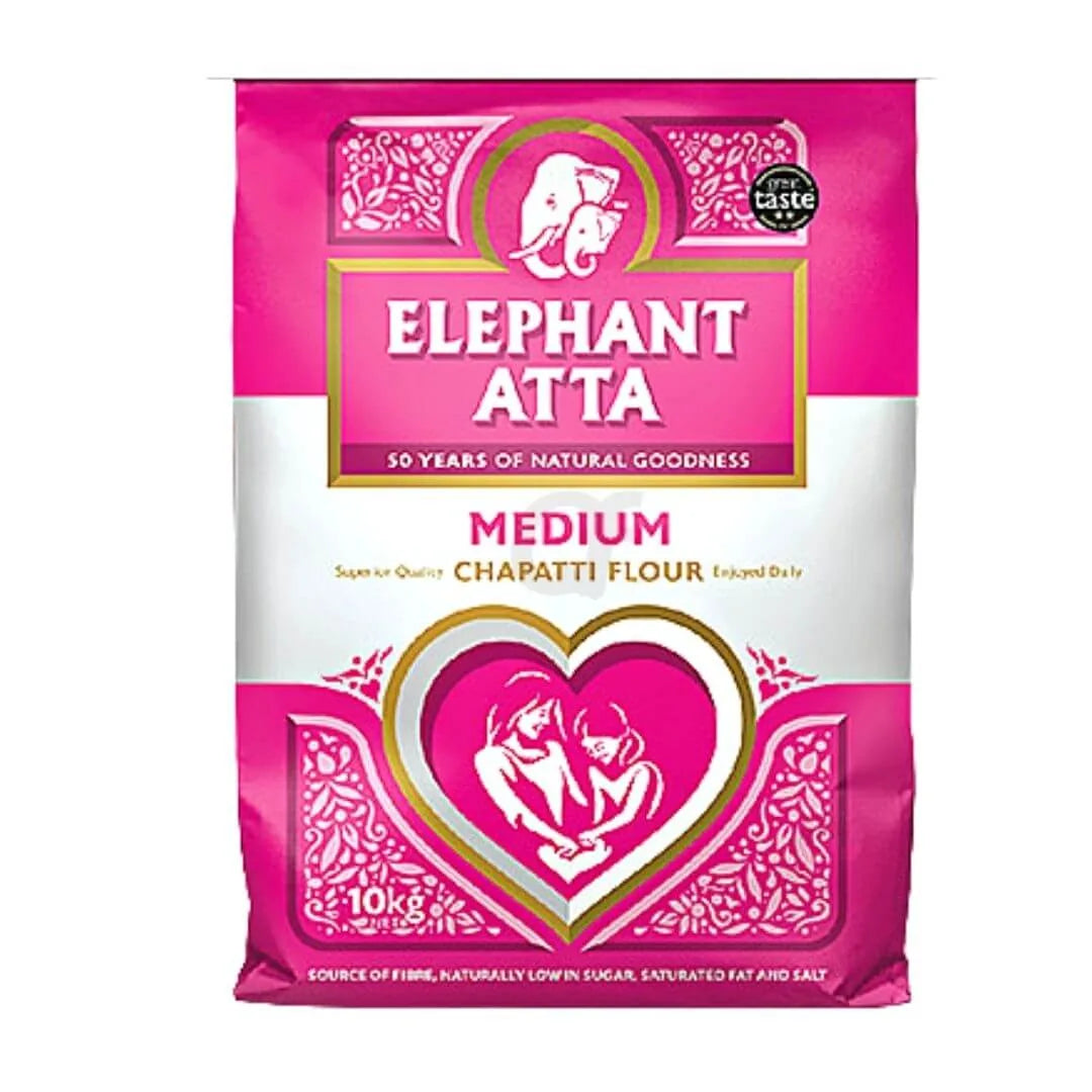 Buy Elephant Atta Medium 10kg Online - Mini India Grocery