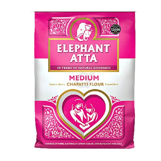 Buy Elephant Atta Medium 10kg Online - Mini India Grocery