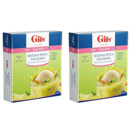 Gits Falooda Badam Pista Mix  - 200g (Pack of 2)