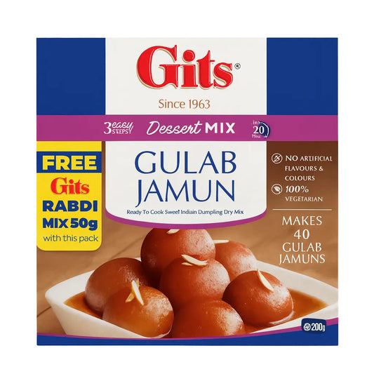 Gits Gulab Jamun Mix 200g + Gratis Rabdi Mix