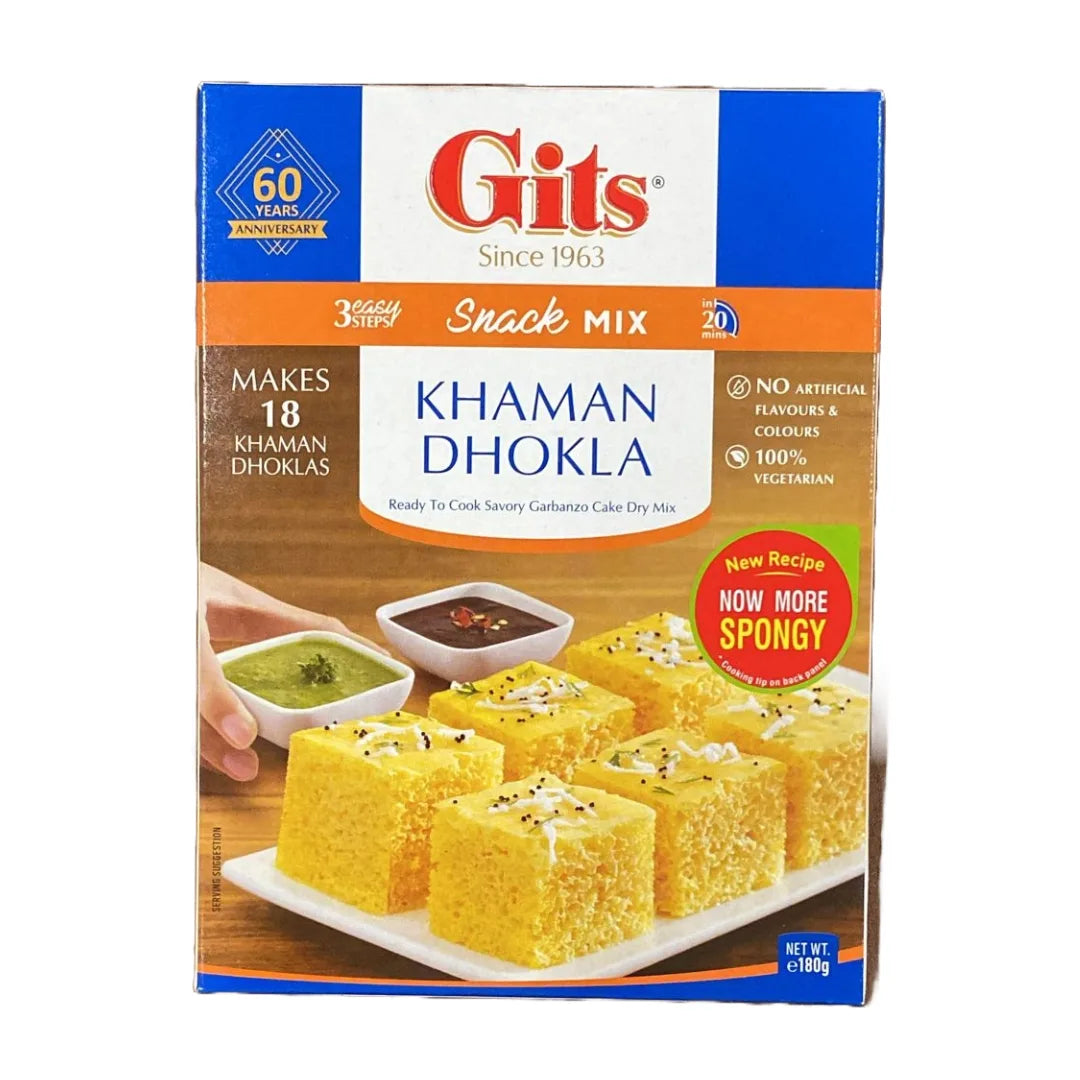 Gits Khaman Dhokla Mix - Soft & Fluffy Snack | 180g
