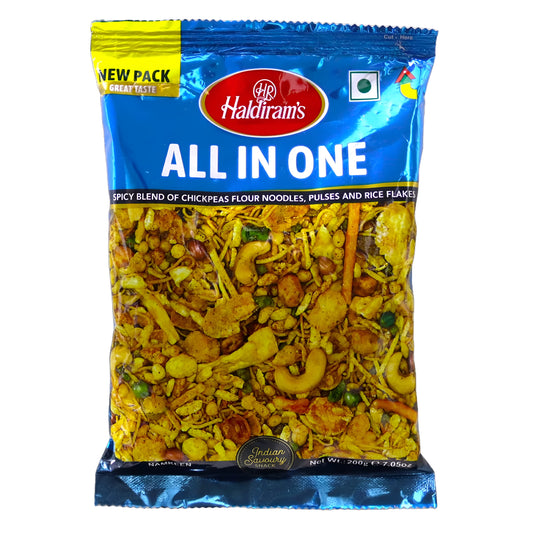 Haldiram All in One Mix - Tangy Snack Delight - 200g