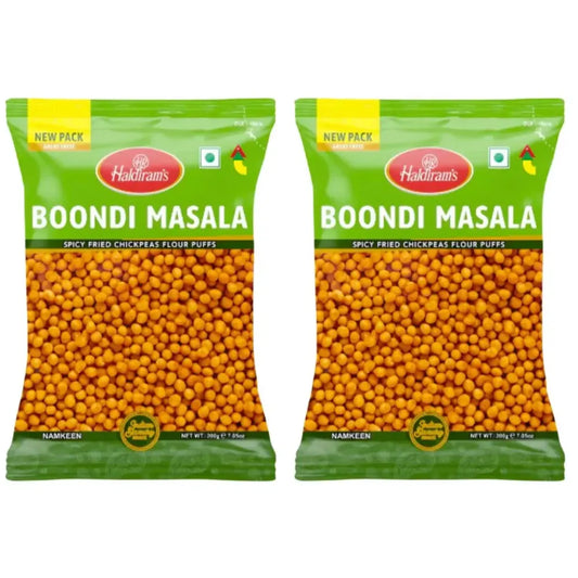 Haldiram - Boondi Masala (Spicy Croutons) - 200g (Pack of 2)