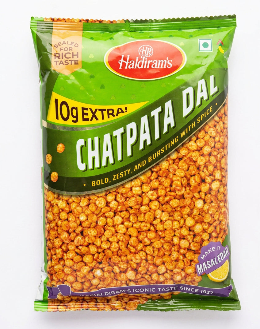 Haldiram Chatpata Dal 200g spicy and tangy Indian namkeen snack pack