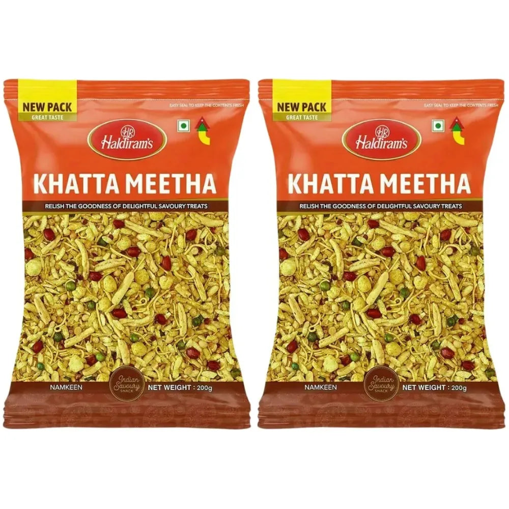 Haldiram - Khatta Meetha Mix - 200g (Pack of 2)